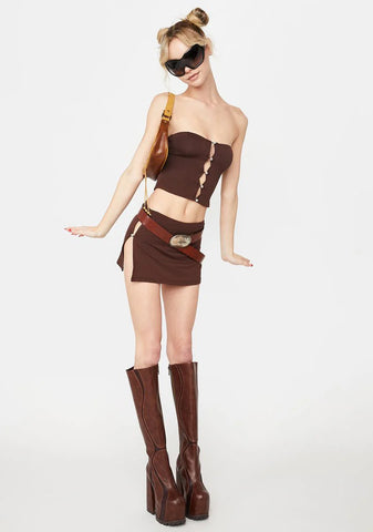 You'll Keep A Secret Skirt Set