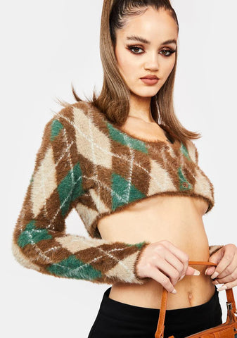 Lifetime Of Knowledge Argyle Sweater