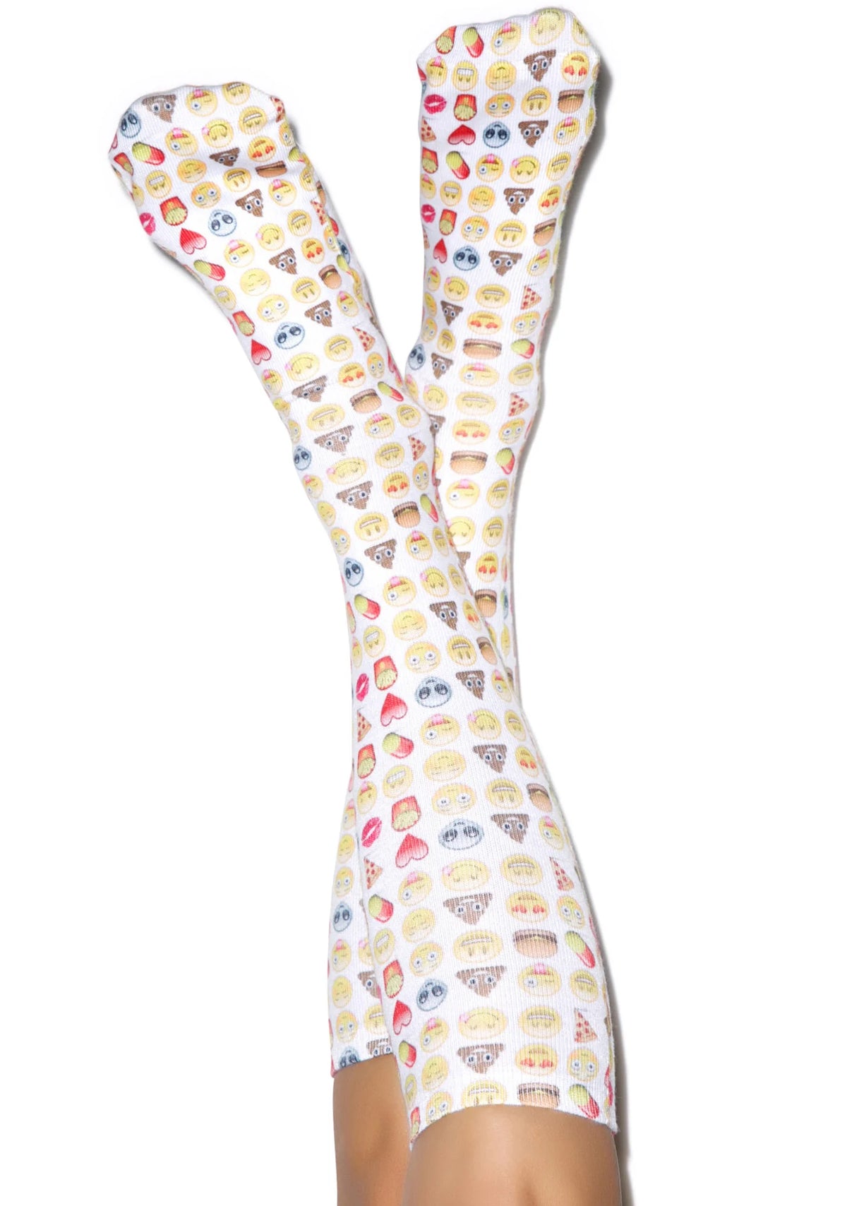 Emoji Knee High Socks