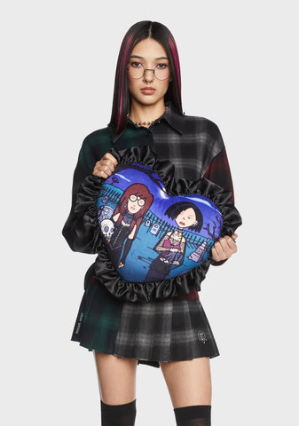 Harsh Realities Heart Pillow