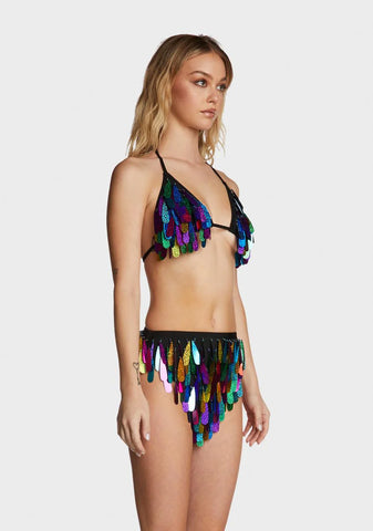 Rainbow Angel Dust Bra Top