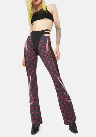Red Monogram Speed Racer Pants