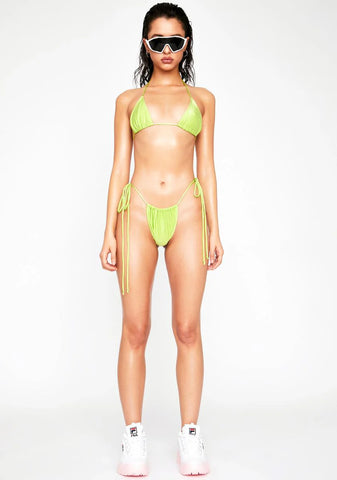 Pistachio Leyna Bikini Bottoms