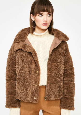 Teddy Betty Puffer Jacket