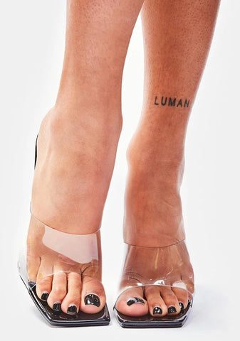 Hottest Spot Clear Heels