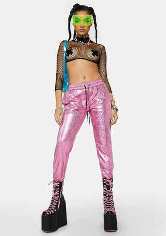 Sweet Space Voyage Glitter Joggers