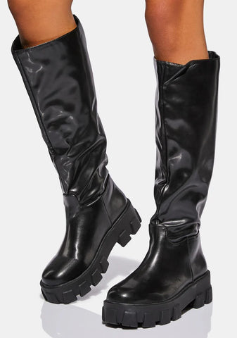 Wicked With The Band Knee High Boots