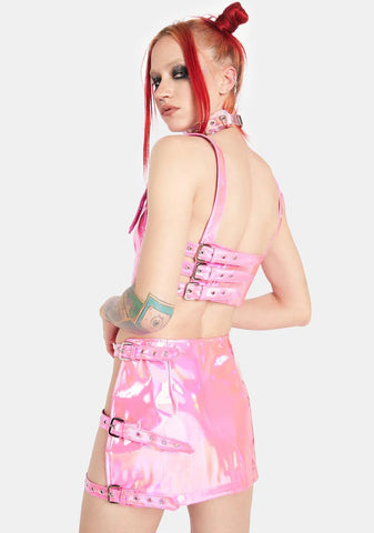 Hard Kandi Holographic Skirt