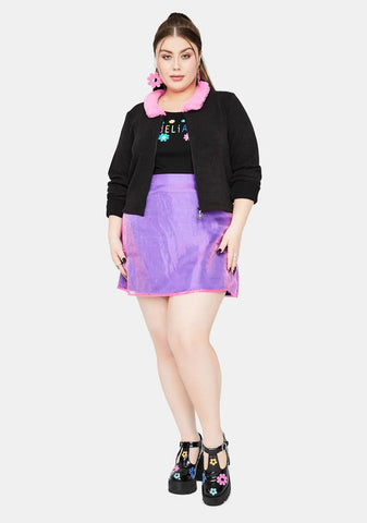 Luxe Caught On Camera Zip-Up Sweater