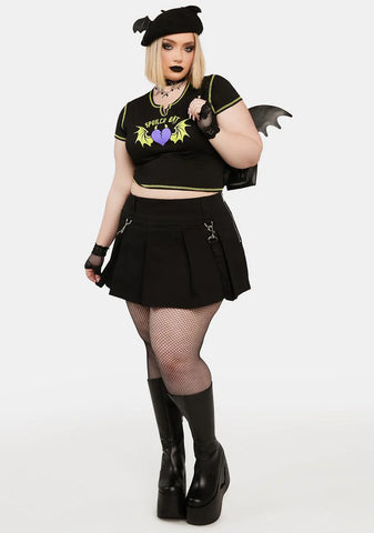 Plus Angsty As Ever Crop Tee