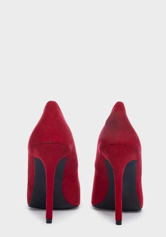 Love Winning Me Over Pointed Heels