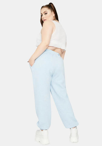 Plus Blue Kanji Jogger Sweatpants