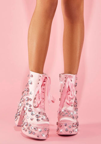 Diamonds Dancing Platform Boots