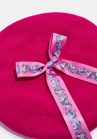 Sugarcube Corner Bow Beret