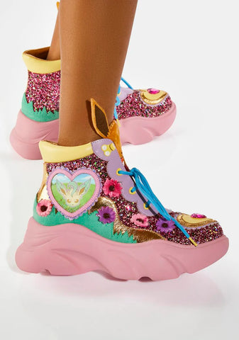 Run With Me Platform Sneakers