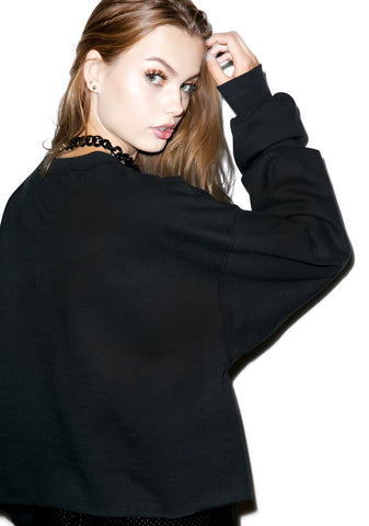 Boring Crop Sweatshirt