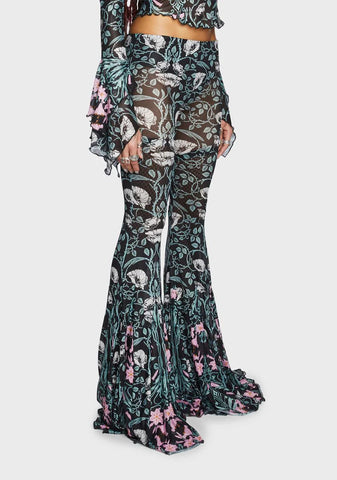 Vintage Enchantments Flared Pants