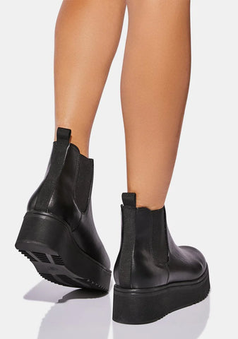 Sunda Class Platform Chelsea Boots