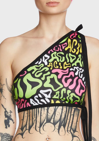Acid Lila Crop Top