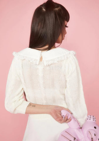Rose Picking Knit Sweater