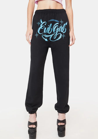 Evil Girl Graphic Sweatpants