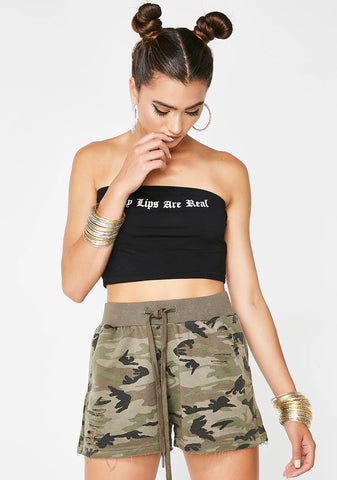 Lazy Wayz Camo Shorts