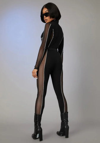 Switching Lanes Sporty Jumpsuit