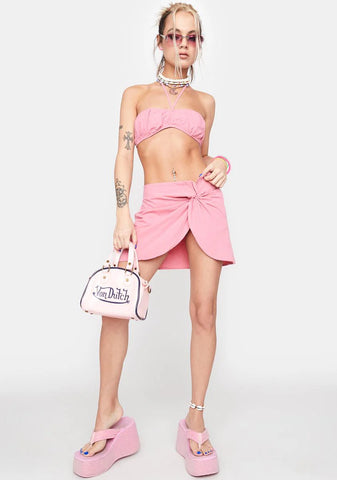 Babe So What's New Mini Skirt Set