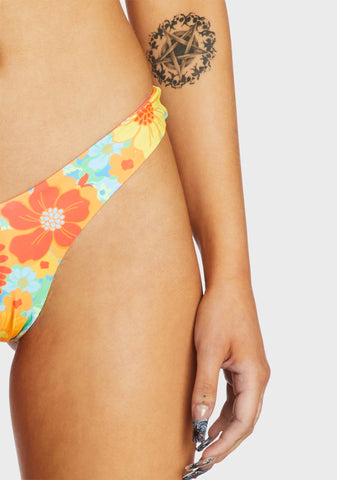 Y Cheeky Bikini Bottom - Rumba Rose