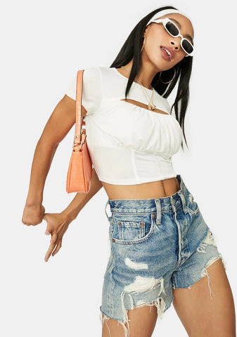 Call Ya Later Corset Bra Crop Top