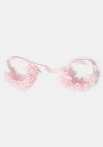 Pink Daisy Tye Cuffs