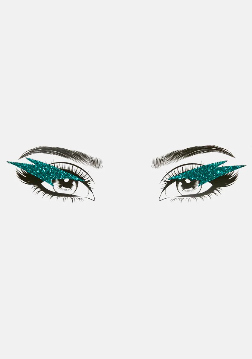 Emerald Lightning Strikes Eye Decoration Set