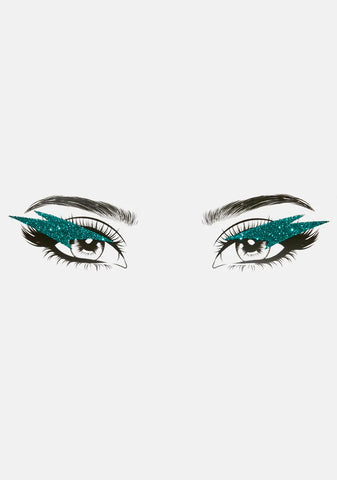Emerald Lightning Strikes Eye Decoration Set