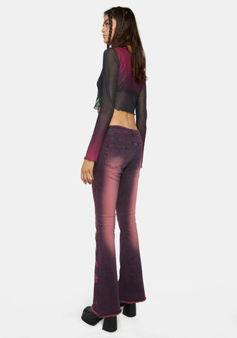 Life Of Leisure Embroidered Jeans