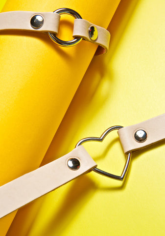 Hermosa Heart O-Ring Choker