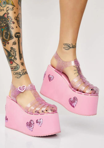 Million Dollar Baby Jelly Platforms