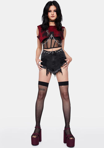 Nox Too Shy For You Underbust Corset