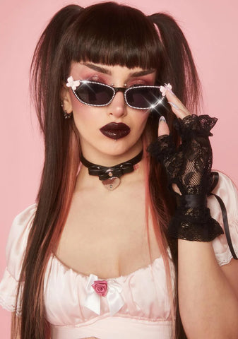 Dreaming Mode Rhinestone Sunglasses