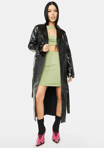 Take Advantage Cutout Mini Dress