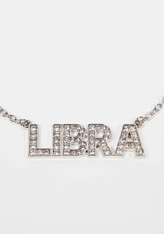 All About Libra Chain Necklace