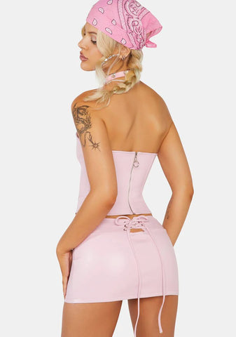 Wait For No One Skirt Set