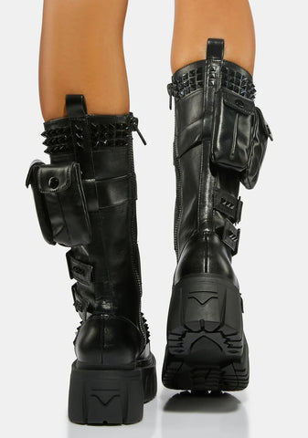 Lethal Strike Pocket Combat Boots