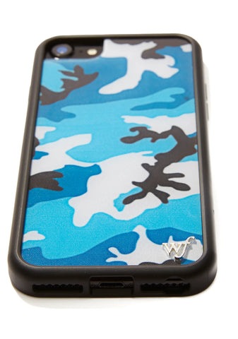 Blue Camo IPhone Case