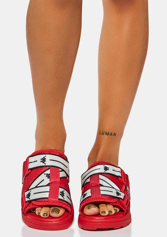 Red Dusty Authentic JPN Mitel Slides