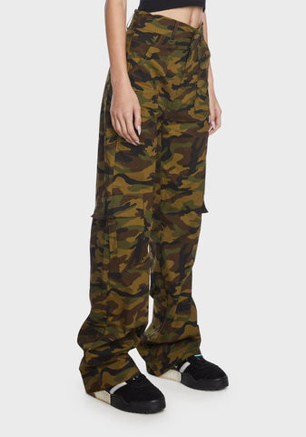 Baggy Camo Cargo Pants
