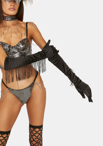 Slick Smokey Bandit Fringe Gloves