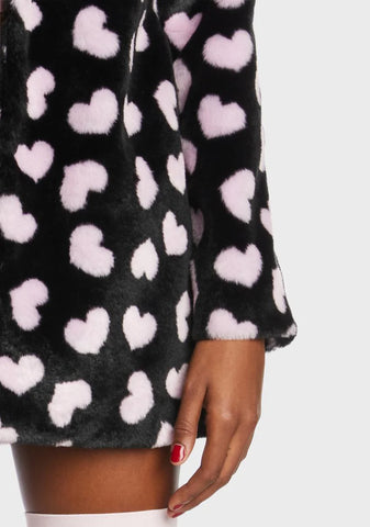 Wicked Loyal Maneater Faux Fur Coat