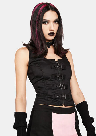 Buckle Corset Top