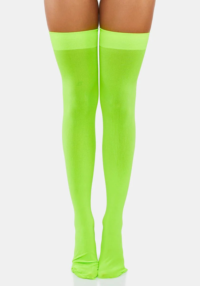 Slime Angel Of Mine Sheer Thigh Highs