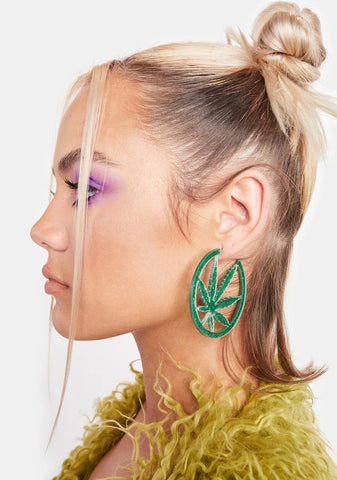 Enjoy The Journey Hoop Earrings